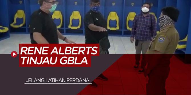 VIDEO: Pelatih Persib Bandung, Robert Alberts Tinjau Stadion GBLA Jelang Latihan Perdana