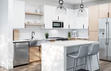 8 Inspirasi Dapur Tanpa Jendela 2025 yang Anti Sumpek dan Nyaman dengan Pencahayaan Optimal