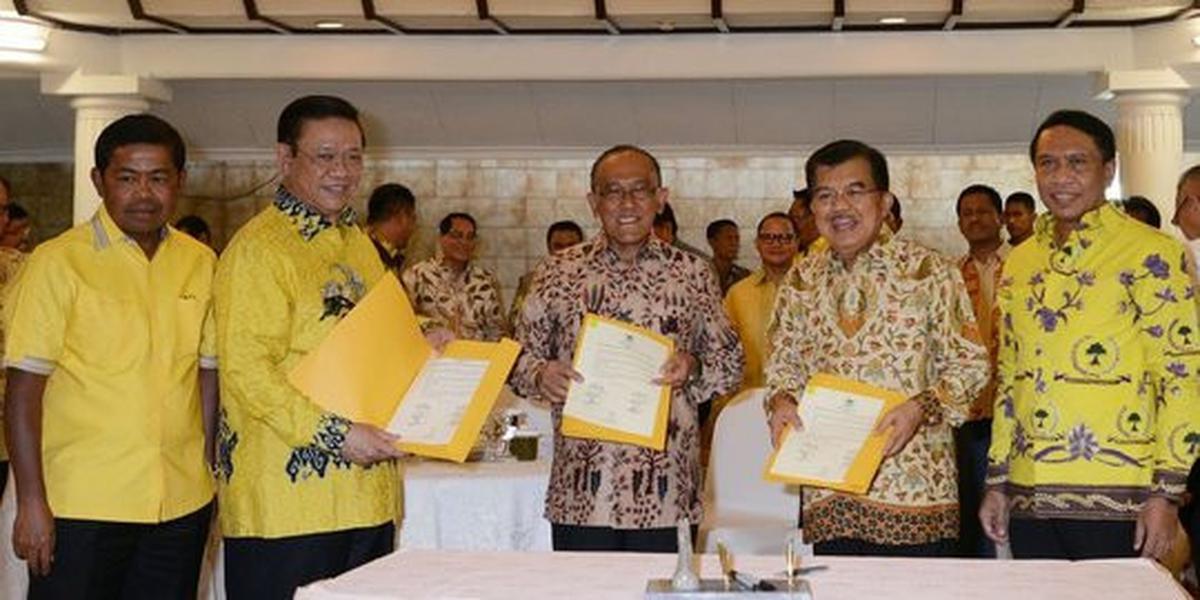 Dua kubu Golkar bikin tim sukses bersama