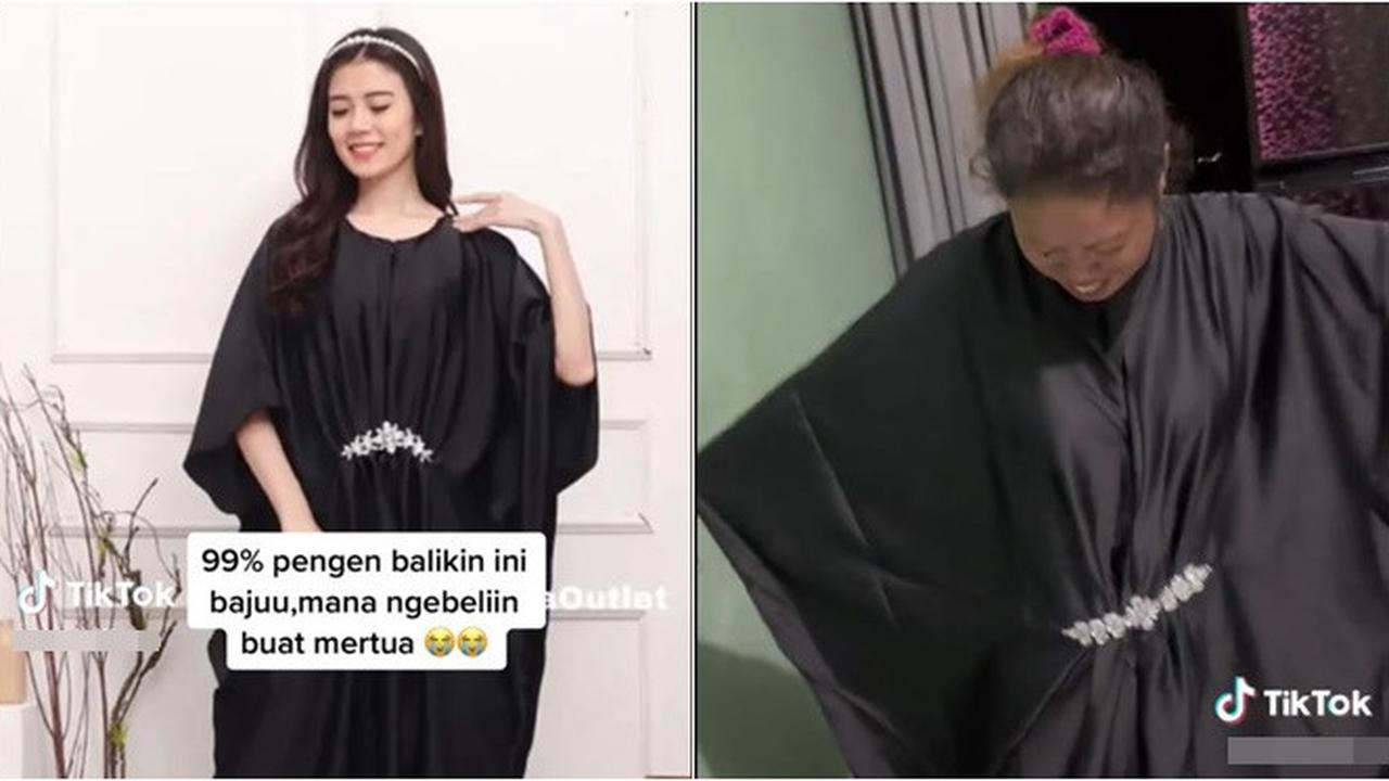 Niat Belikan Baju Kaftan Buat Lebaran Ibu Mertua, Pas Dicoba Malah Bikin Ketawa