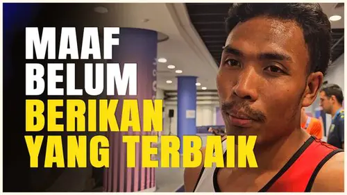 VIDEO: Sprinter Indonesia, Lalu Muhammad Zohri Minta Maaf Setelah Gagal di Olimpiade 2024