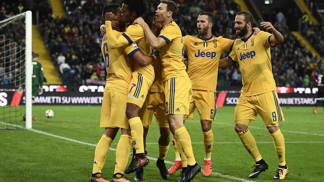 10 Pemain Juventus Bungkam Udinese di Dacia Stadium