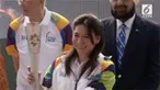 Api abadi telah sampai ke tangan Susy Susanti. Susy Susanti didapuk sebagai pembawa obor pertama Asian Games 2018.