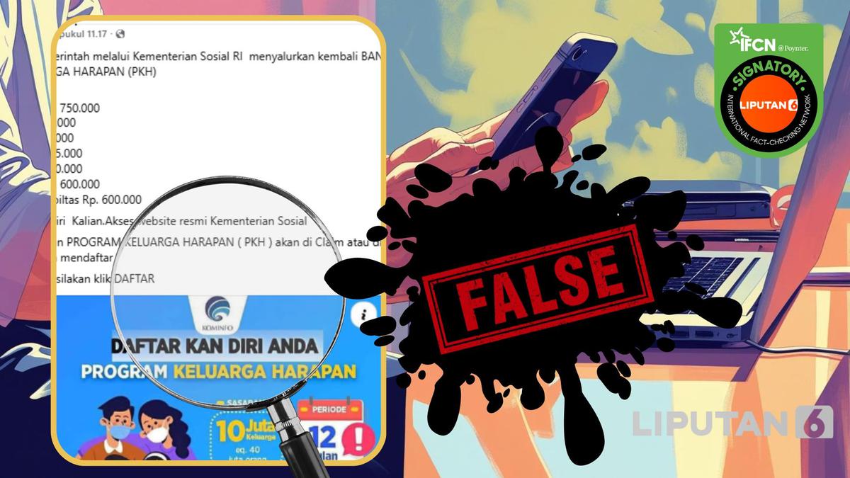 Cek Fakta: Tidak Benar Ini Klaim Link Pendaftaran PKH Tahap 3 2025