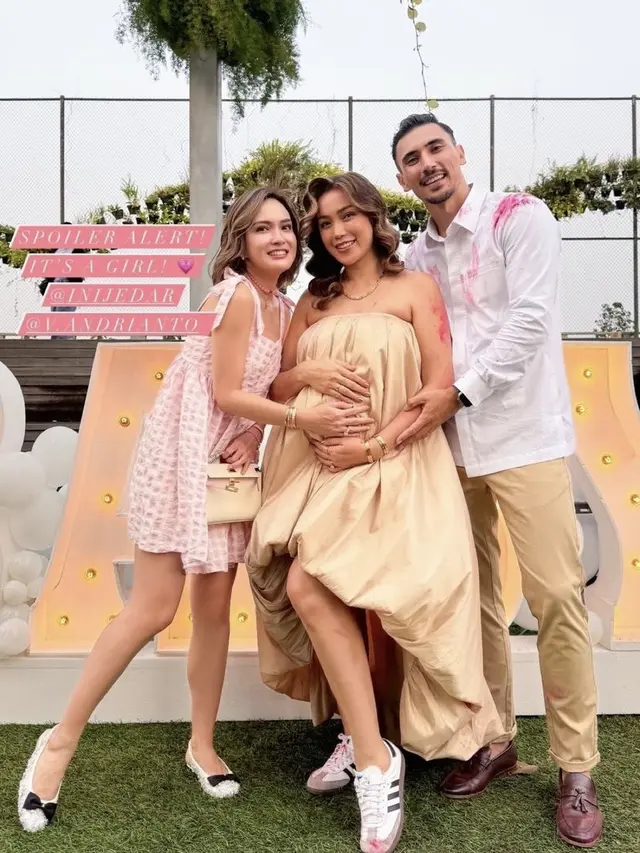Shandy Aulia di Gender Reveal Jessica Iskandar