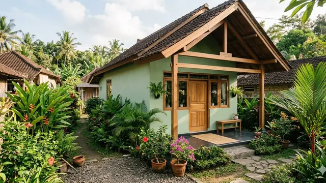 Warna Cat Dinding untuk Rumah Kecil (Foto: Gemini AI)