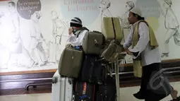 Sebanyak 370 warga Indonesia tiba di Bandara Soekarno-Hatta, Tangerang, Selasa (14/4/2015). Mereka dievakuasi akibat konflik di negara Timur Tengah tersebut. (Liputan6.com/Helmi Afandi)