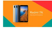 Redmi 7A, smartphone entry level Xiaomi yang dibanderol mulai Rp 1,2 jutaan.