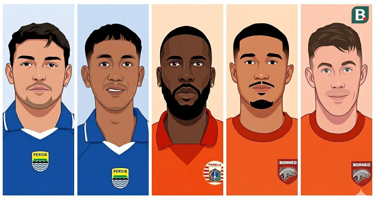 5 Nomine Pemain Terbaik BRI Super League 2025/2026: Takhta Tertinggi untuk Mariano Peralta?