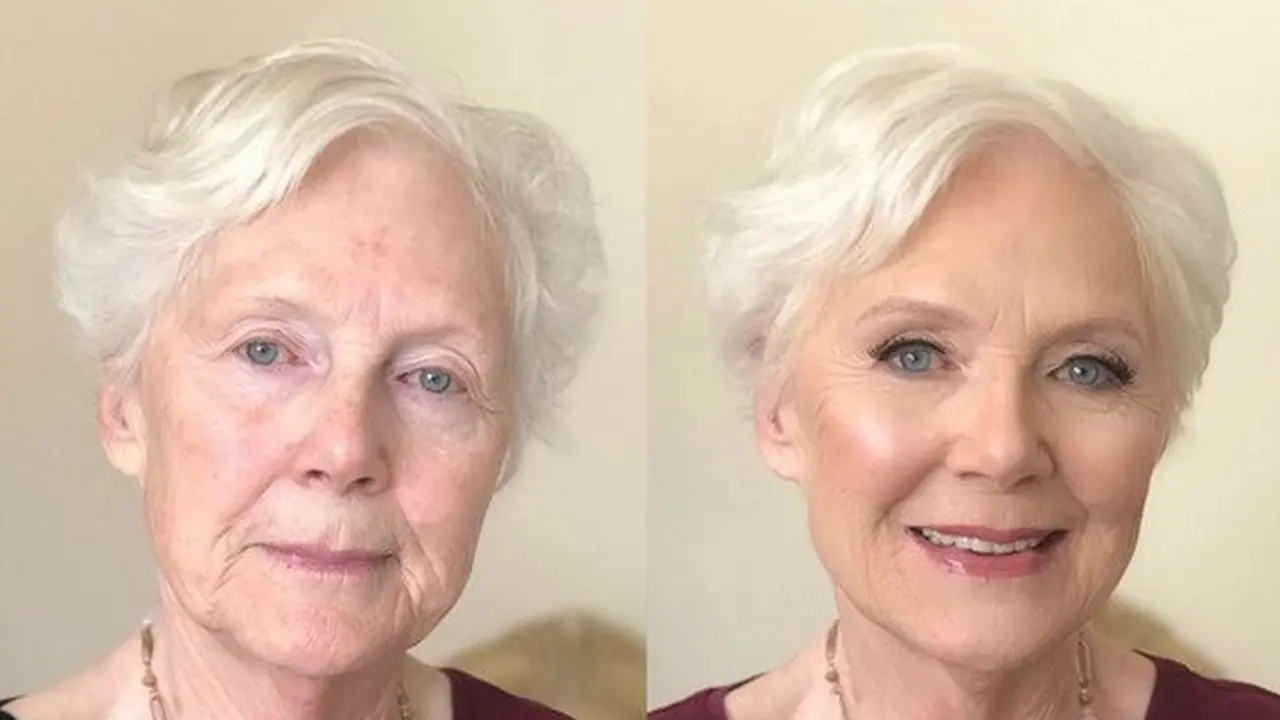 transformasi makeup awet muda