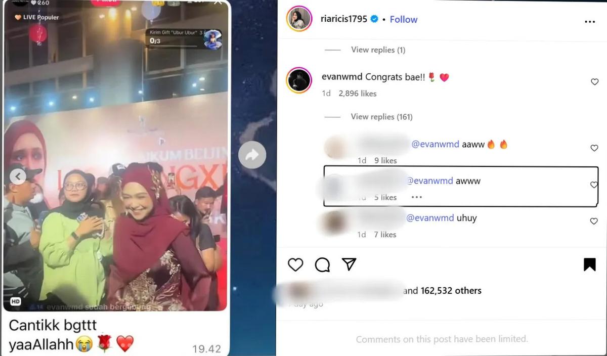 Makin Dekat, Evan WMD Beri Ucapan Manis Untuk Ria Ricis Atas Film Barunya