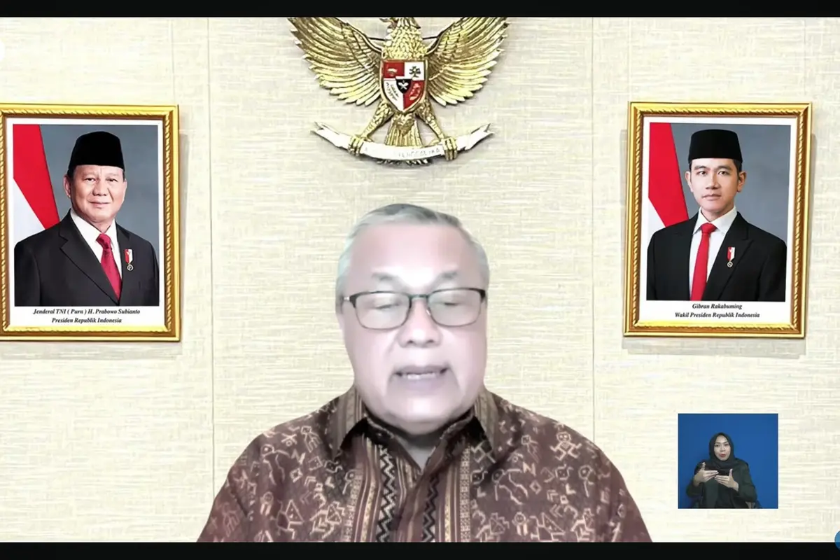 Gubernur BI Perry Warjiyo. (Foto: Tangkapan Layar/Tira Santia)