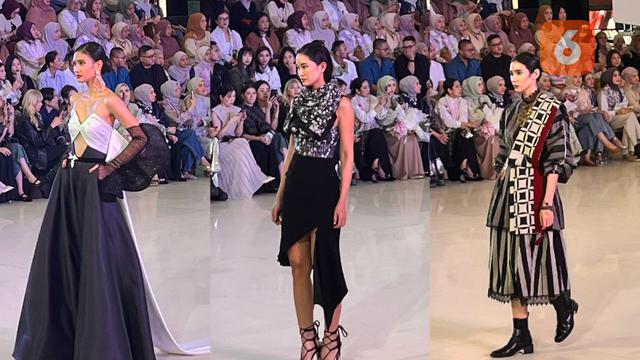 Karya 25 desainer anggota IFDC berada dalam satu runway yang mengangkat tema 'Hitam Putih'.. (Dok: Liputan6.com/dyah)