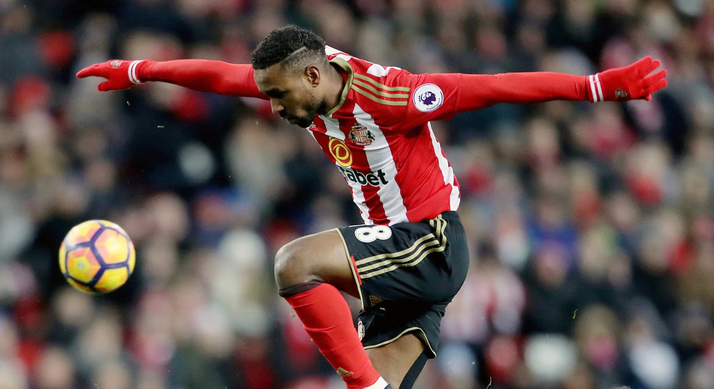 Striker Sunderland, Jermain Defoe (Owen Humphreys/PA via AP)