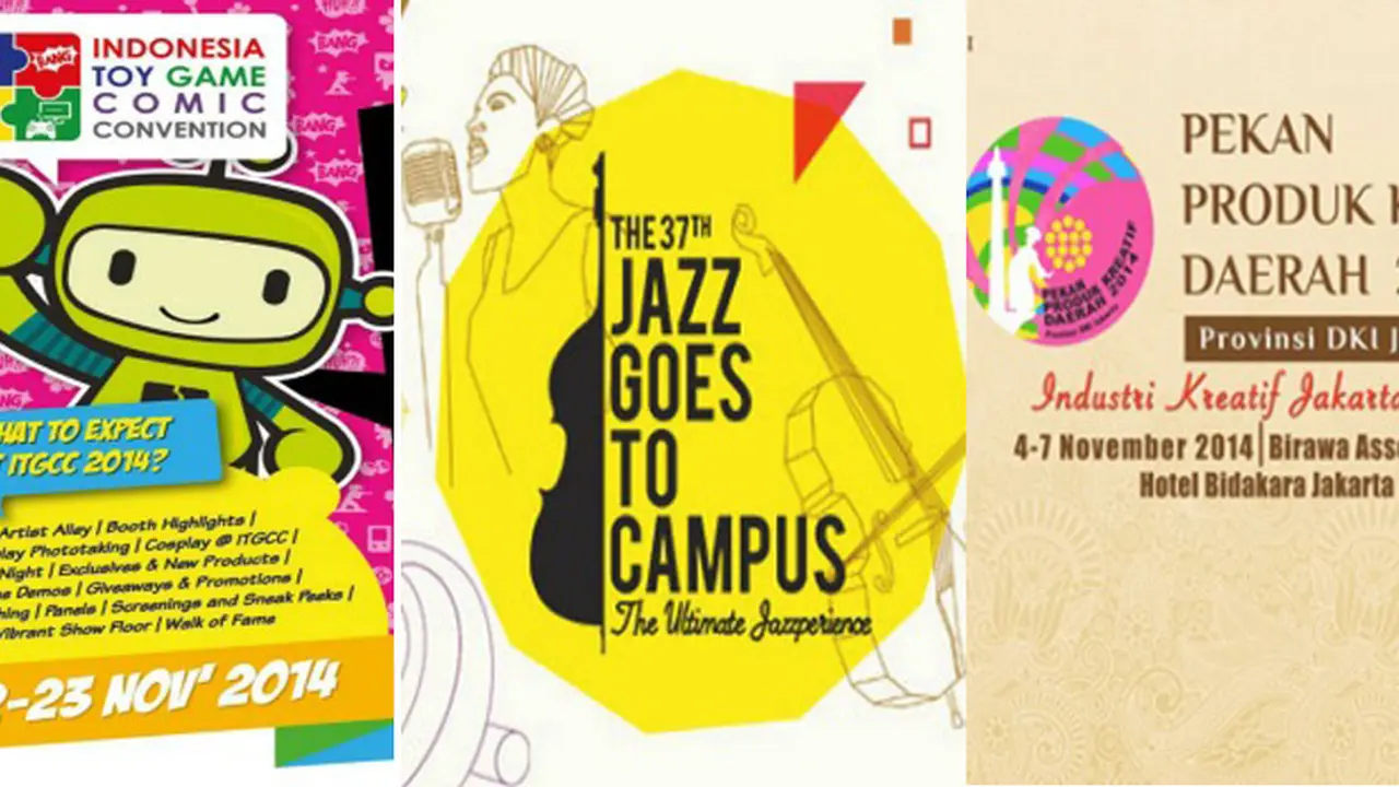Pekan Produk Kreatif Daerah, Indonesian Dance Festival dan JGTC