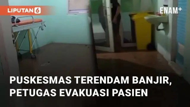 Beredar video viral terkait banjir yang menggenangi puskesmas. Banjir tersebut berada di Puskesmas Pajagan, Kabupaten Lebak, Minggu (21/1/2024)