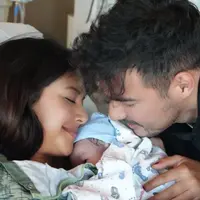 Aurelie Moeremans Setelah Melahirkan Putra Pertamanya. [@Aurelie]