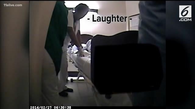 Insiden ini terekam CCTV yang dipasang keluarga untuk mengetahui perkembangan kesehatan Dempsey.