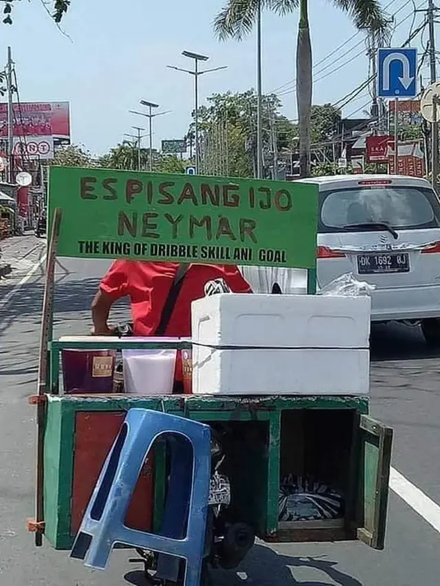 Kreatif Abis, 5 Spanduk Tukang Es Ini Bikin Penasaran