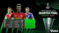 Link Live Streaming UEFA Conference League Perempat Final Leg Kedua di Vidio.(Sumber : dok. vidio.com)