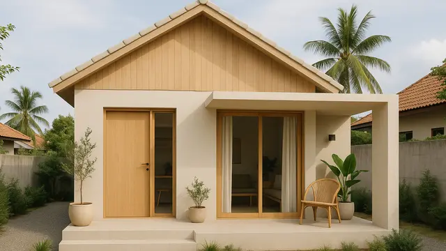 Desain Rumah Minimalis 7×9 Tren 2025 Favorit Generasi Muda/Ilustrasi AI