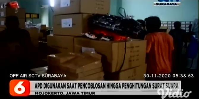 VIDEO: KPU Mojokerto Distribusikan APD Lebih Awal untuk 18 Kecamatan