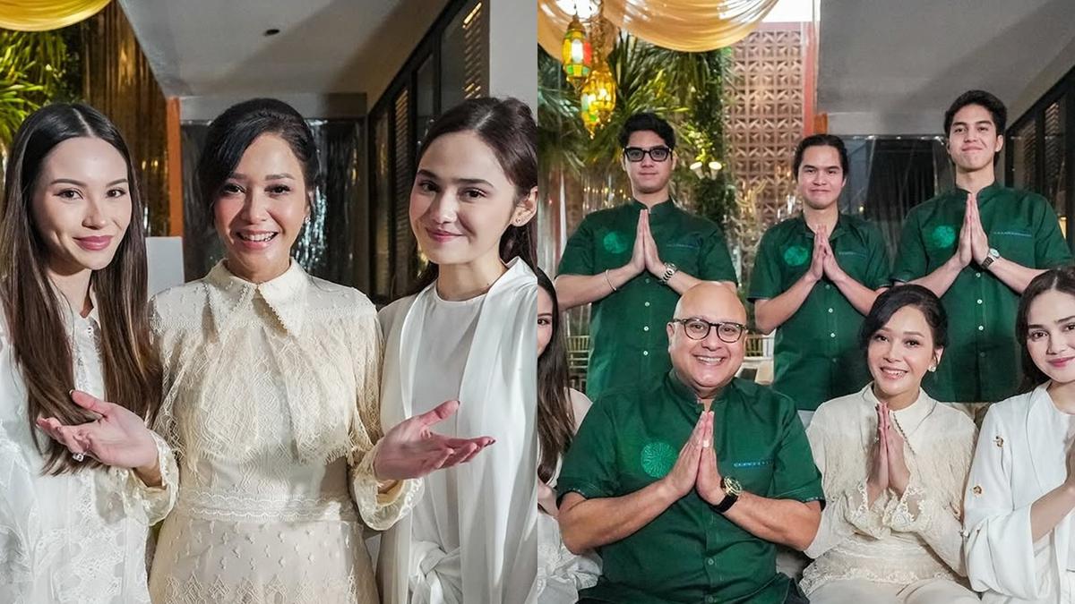 7 Potret Maia Estianty dan Calon Menantu di Momen Lebaran, Tissa Biani Absen