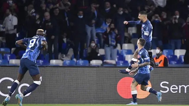 FOTO: Inter Milan Sama Kuat Lawan Napoli