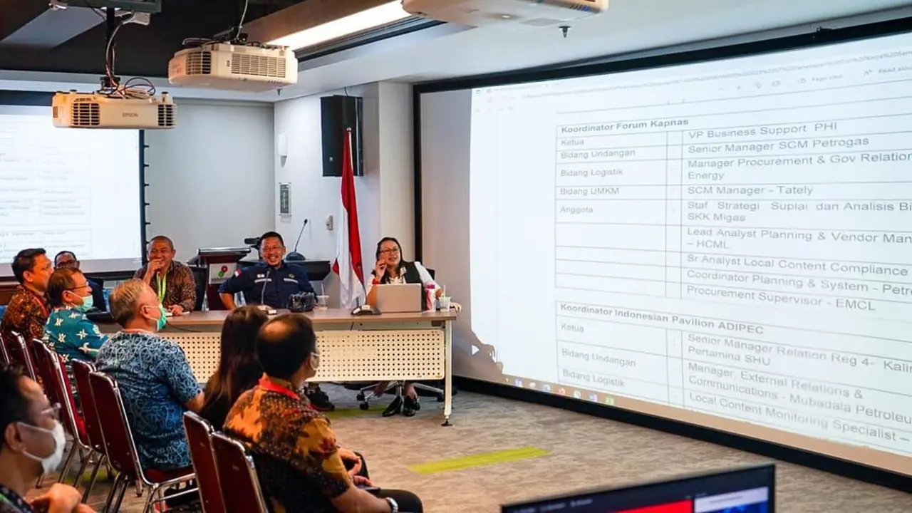 SKK Migas akan mengadakan kegiatan Forum Kapasitas Nasional tahun pada pertengahan 2023. SKK Migas ingin mengintegrasikan kemampuan produsen lokal, sehingga menghasilkan produk baru untuk menjawab kebutuhan industri hulu migas. (Dok SKK Migas)