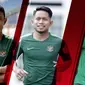 Tiga pemain Timnas Indomesia yang siap memberikan kejutan, Dedik Setiawan, Andik Vermansah dan Fachrudin Aryanto. (Bola.com/Dody Iryawan)