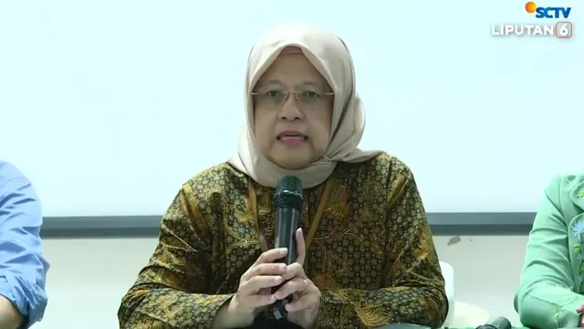 Direktur RS Hermina Jatinegara, dr. Sri Dyah Indherawati soal kebakaran ruang farmasi, Jakarta (2/7/2025). Foto: Liputan6 SCTV.
