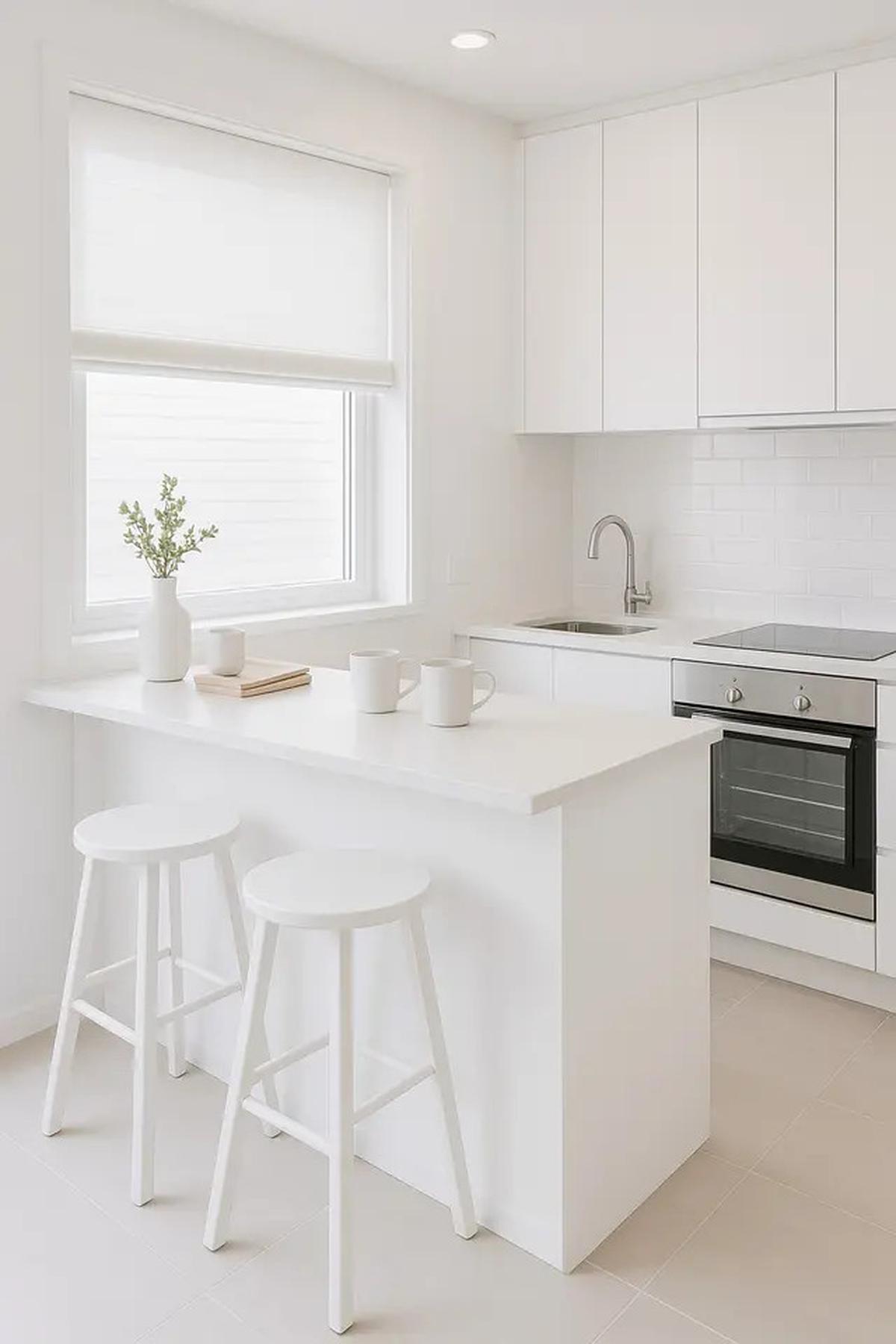 7 Inspirasi Dapur Kecil dengan Mini Bar, Jadi Tren Rumah di Tahun 2025