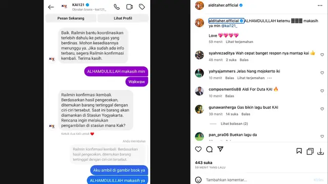 Aldi Taher Panik, Ukulele Kesayangannya Tertinggal di Gerbong Kereta Saat Perjalanan ke Purwokerto. (instagram.com/alditaher.official)
