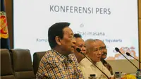 Konferensi pers Sultan HB X terkait penyebaran virus corona Covid-19 di Yogyakarta. (Liputan6.com/Yanuar H)