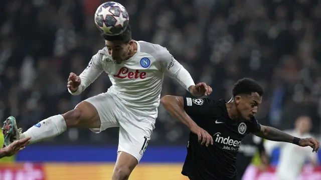Foto: Napoli Jegal Tuan Rumah Eintracht Frankfurt pada Laga Leg Pertama 16 Besar Liga Champions 2022/2023