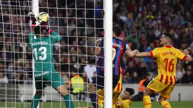 Foto: Gagal Bongkar Pertahanan Rapat Girona, Barcelona Gagal Menang di Camp Nou