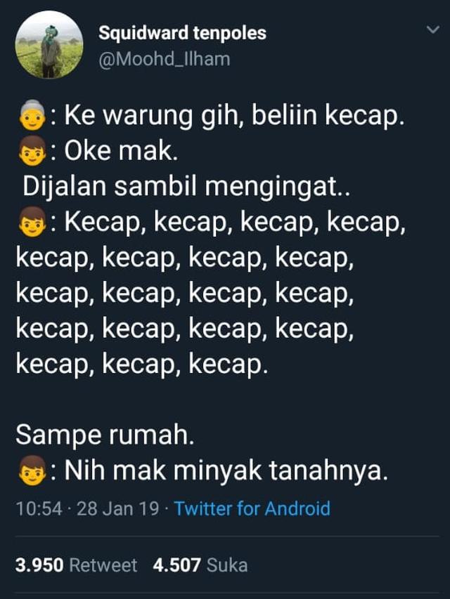 Cerita Kocak Warganet Ketika Disuruh Emak Ke Warung