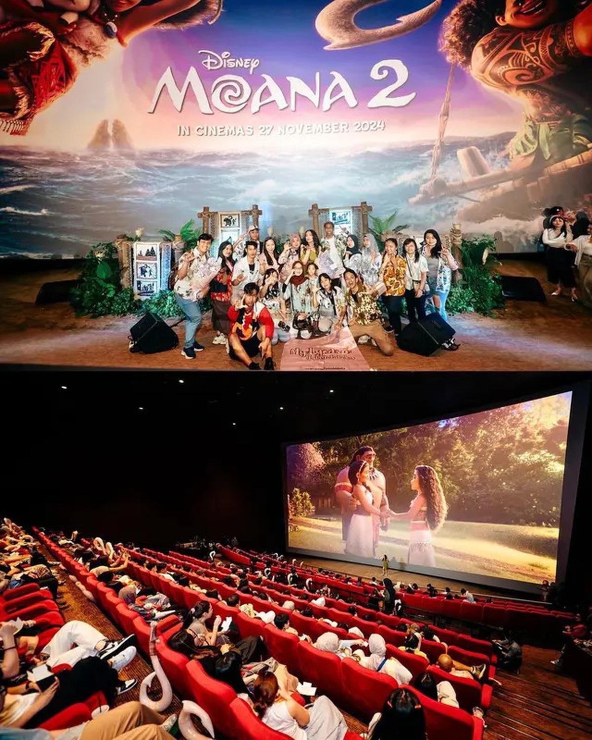 6 Potret Lyodra Ginting di Premiere Film Moana 2, Ditemani Randy Martin