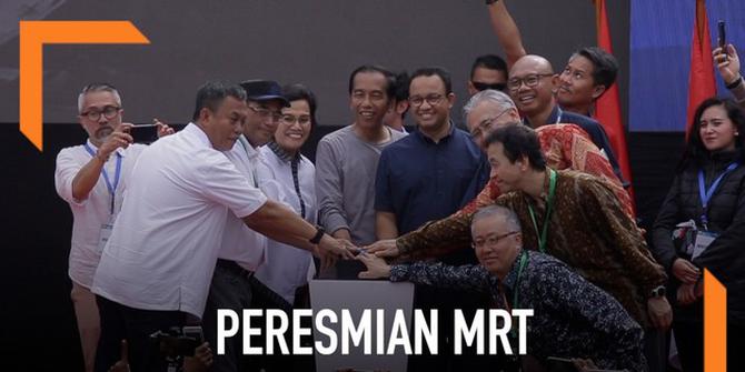 VIDEO: Ini Pesan Jokowi untuk Pengguna MRT