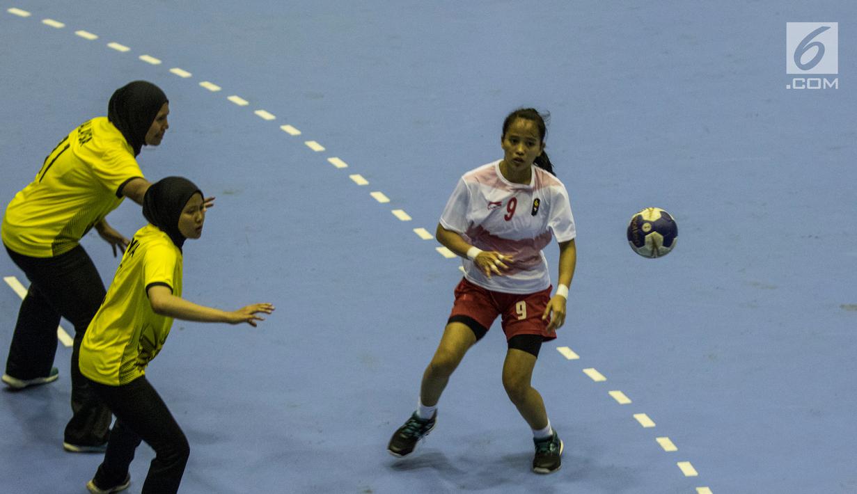 FOTO Timnas Bola Tangan Putri Indonesia Kalahkan Malaysia Asian