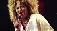 Tina Turner pada 1985. (AP Photo/Ray Stubblebine, File)