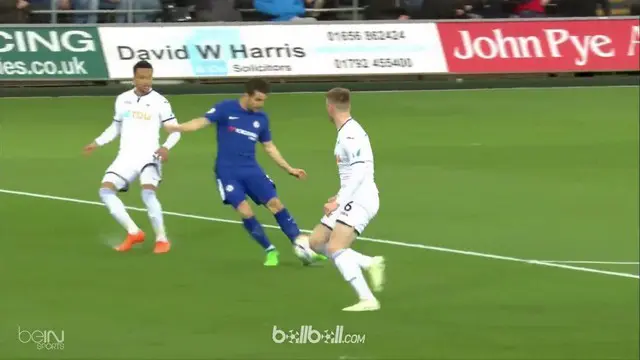 VIDEO: Gol Cepat Penentu Kemenangan Chelsea atas Swansea