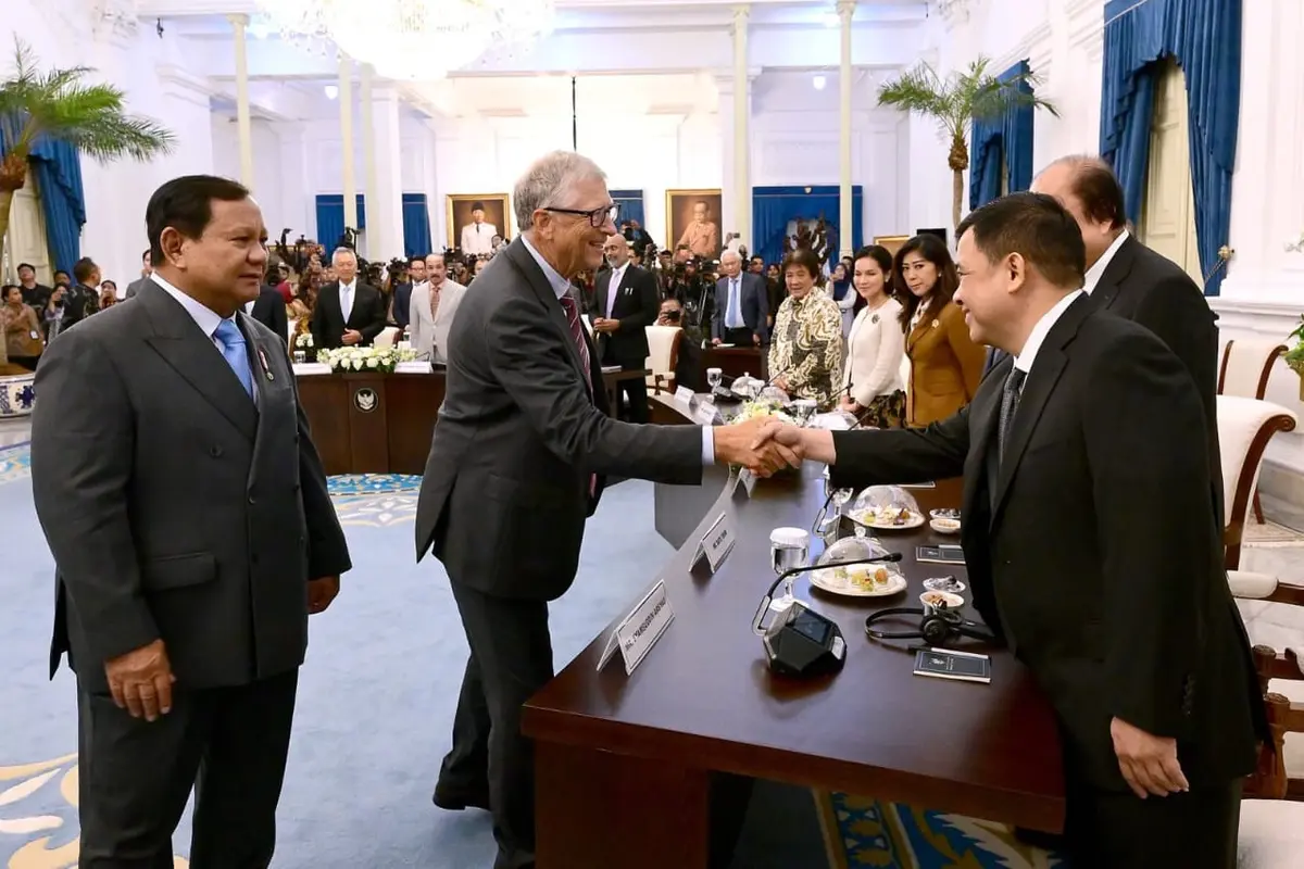 Prabowo Subianto menemui Pendiri Microsoft Group yang juga tokoh filantropi Bill Gate