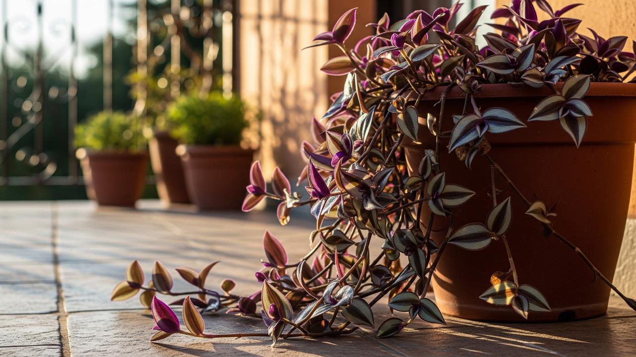Tanaman Tradescantia (Wandering Jew)/AI Generated