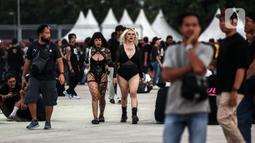 Hammersonic Festival 2023 dihadiri penonton dari dalam dan luar negeri. (Liputan6.com/Johan Tallo)