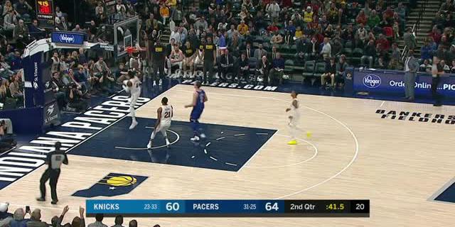 VIDEO : GAME RECAP NBA 2017-2018, Pacers 121 vs Knicks 113