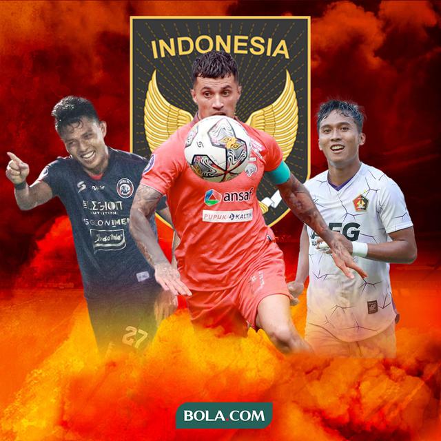 Timnas Indonesia - 3 Striker Kejutan yang Berpeluang Dipanggil STY untuk Piala Asia
