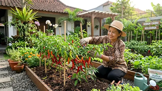 Cara Merawat Tanaman Cabai agar Berbuah Lebat/AI Generated