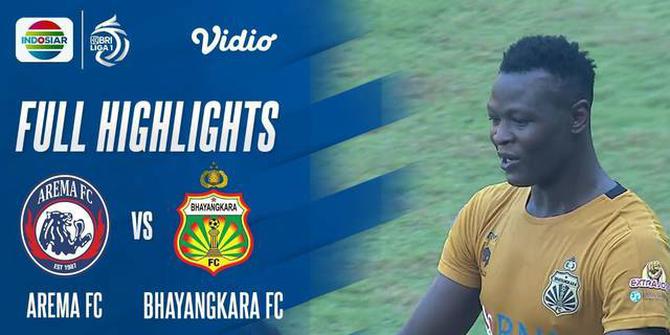 VIDEO BRI Liga 1: Sempat Unggul, Bhayangkara FC Ditahan Imbang Arema FC 1-1