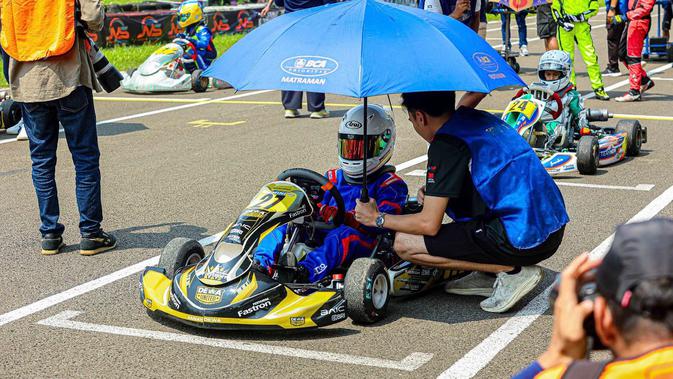 Kejutan Morgan Holindo di Kelas Mini Eshark Rok Cup
